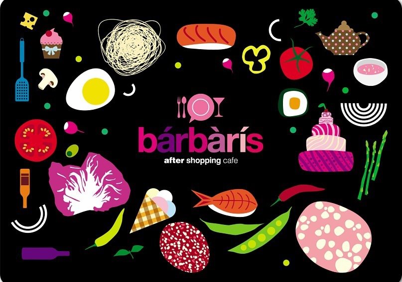 Barbaris after shopping cafe